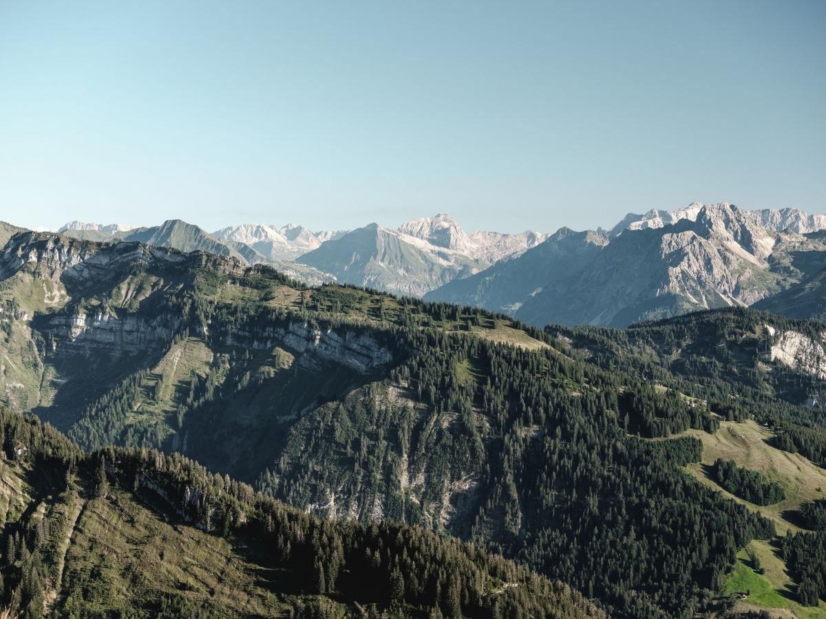 Berglandschaft im Bregenzerwald